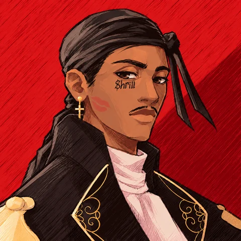 Illustrated portrait of Shrill